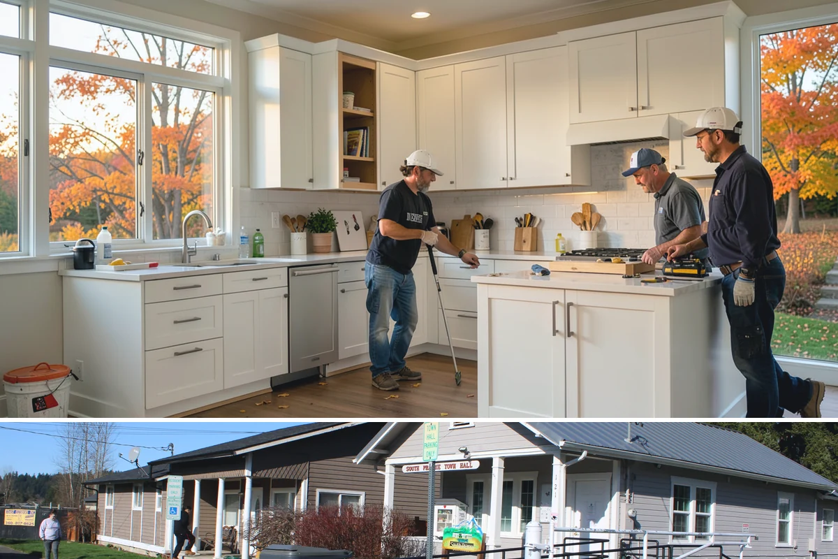 Wall Insulation Installation in South Prairie, Pierce County, WA - Wall insulation can be completed any season, making it an easy add-on during remodels or before winter.
