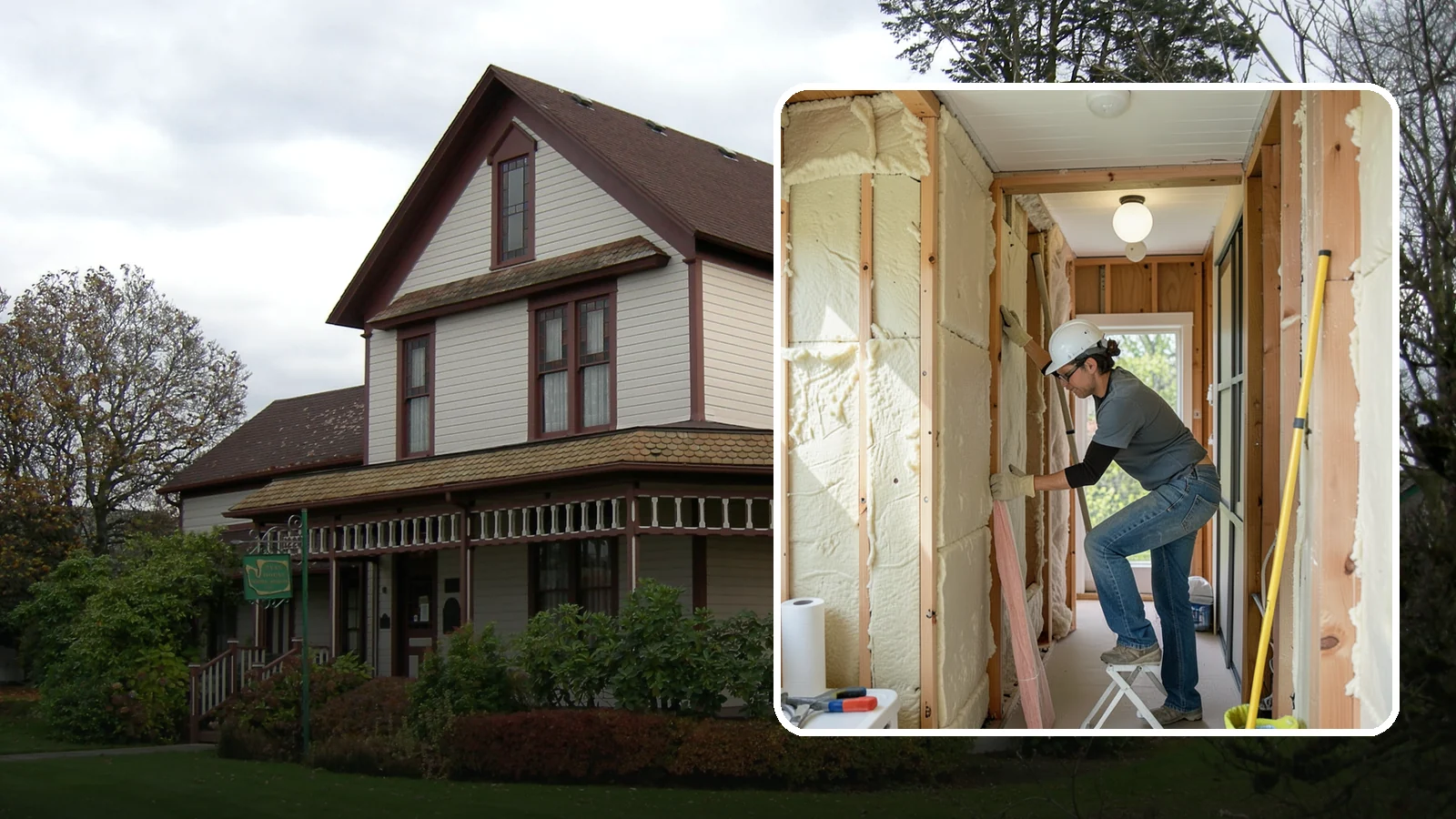 Wall Insulation Installation in Sumner, Pierce County, WA - We insulate exterior walls to eliminate cold drafts and improve comfort in Puget Sound homes.