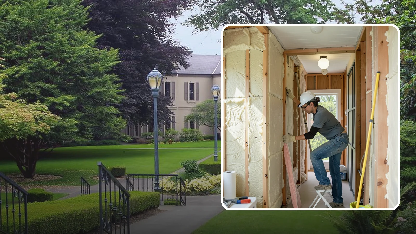 Wall Insulation Installation in Woodinville, King County, WA - We insulate exterior walls to eliminate cold drafts and improve comfort in Puget Sound homes.