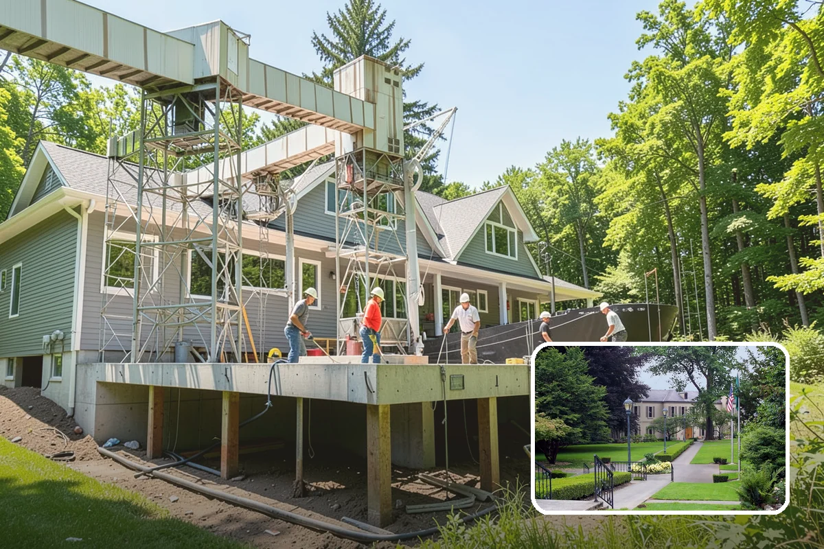Wall Insulation Installation in Woodinville, King County, WA - Eliminates cold walls and drafty rooms