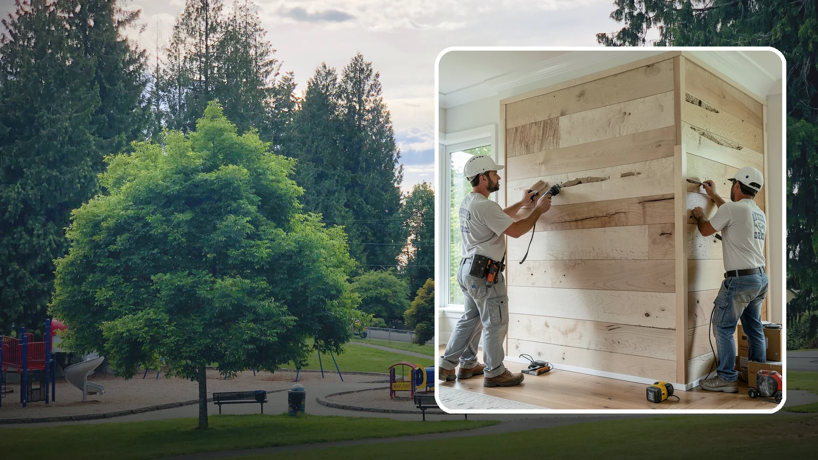 Wall Paneling Installation in Bonney Lake, Pierce County, WA - Custom wall paneling installation that clads full walls with wood or engineered panels for lasting character.