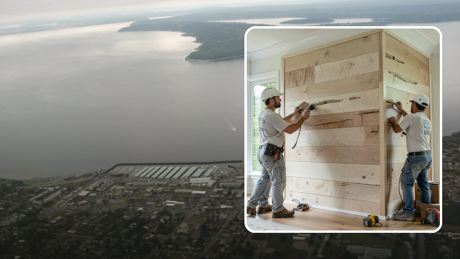 Wall Paneling Installation in Des Moines, King County, WA - Custom wall paneling installation that clads full walls with wood or engineered panels for lasting character.