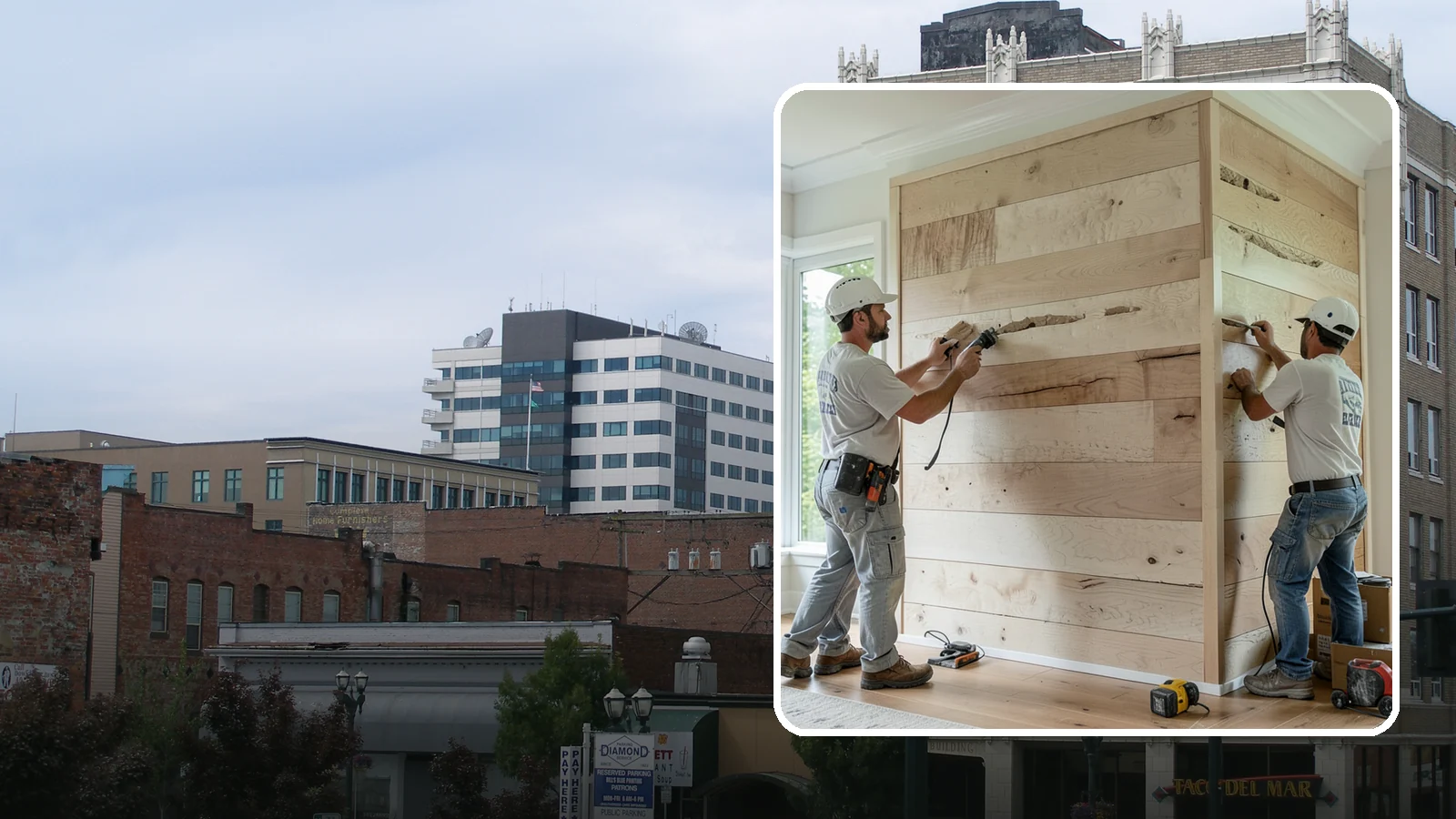Wall Paneling Installation in Everett, Snohomish County, WA - Custom wall paneling installation that clads full walls with wood or engineered panels for lasting character.
