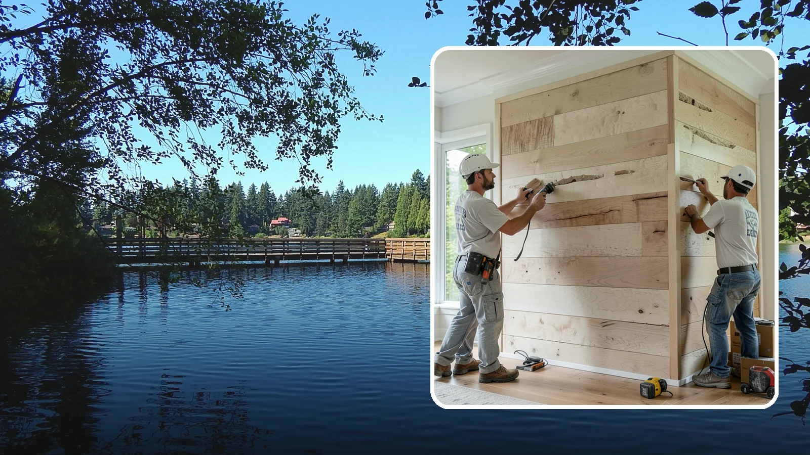 Wall Paneling Installation in Federal Way, King County, WA - Custom wall paneling installation that clads full walls with wood or engineered panels for lasting character.