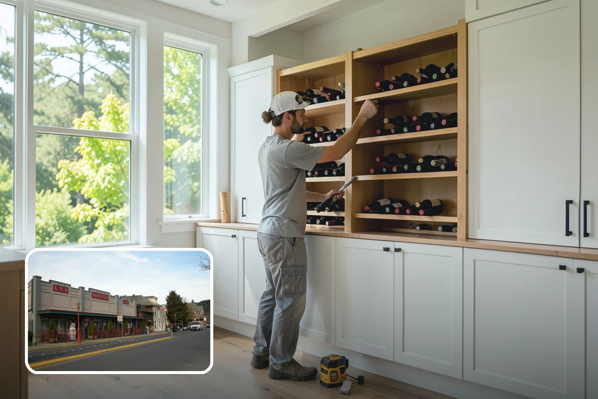 Wall Paneling Installation in Issaquah, King County, WA - Rich, enveloping full-wall coverage