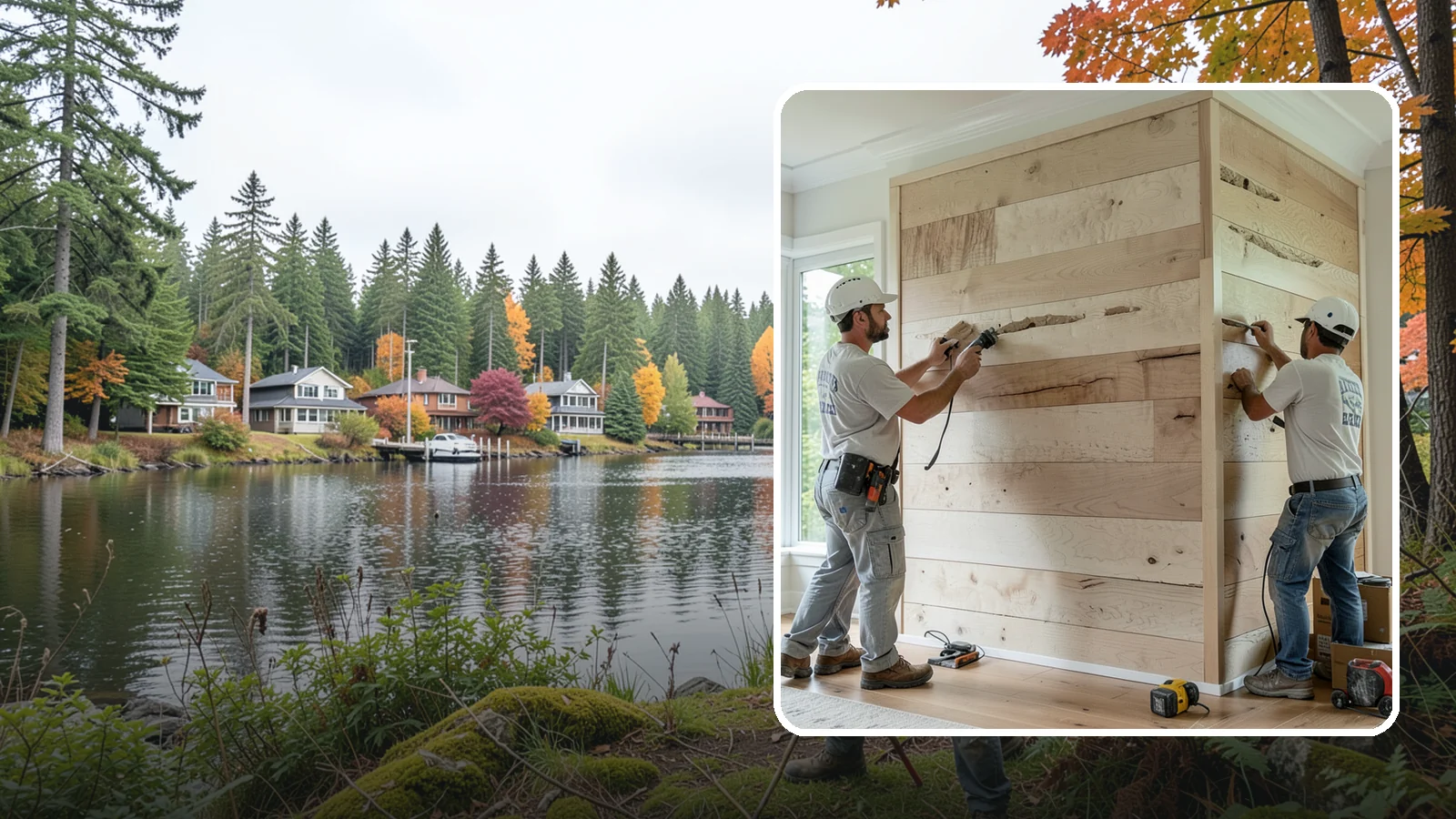 Wall Paneling Installation in La Conner, Skagit County, WA - Custom wall paneling installation that clads full walls with wood or engineered panels for lasting character.