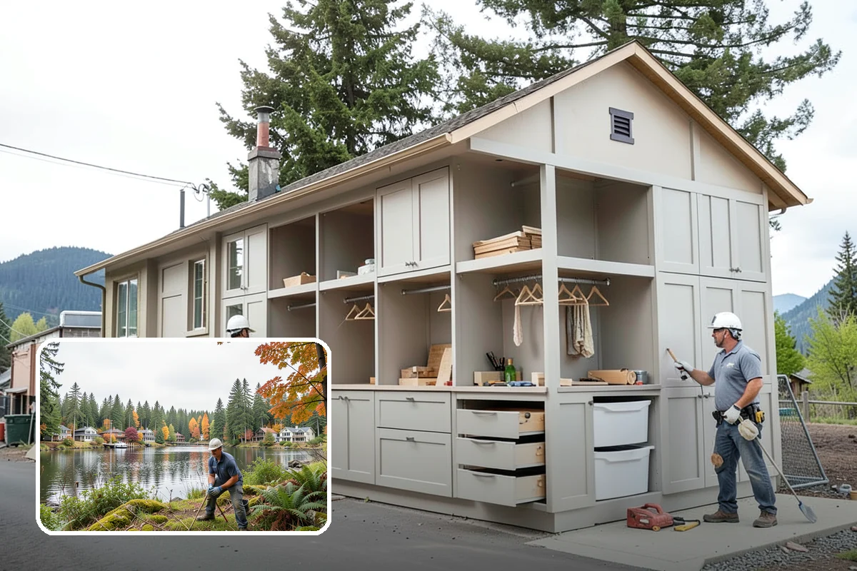 Wall Paneling Installation in La Conner, Skagit County, WA - Rich, enveloping full-wall coverage