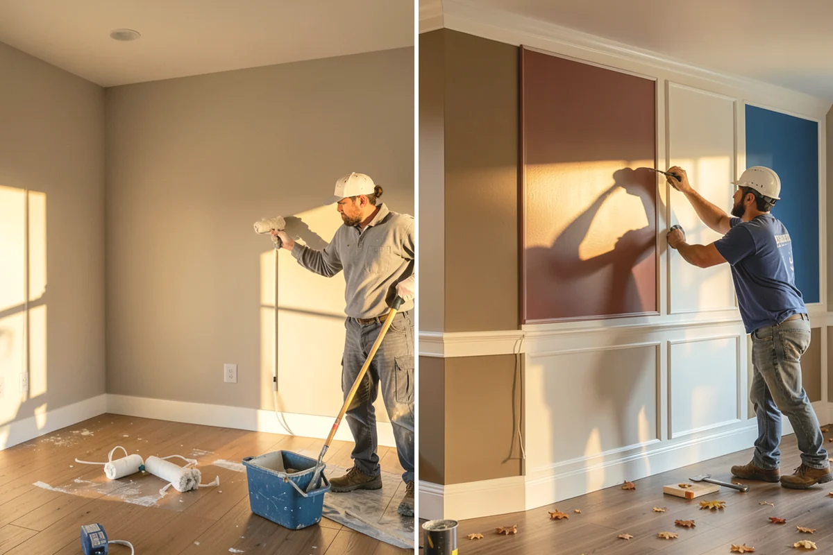 Wall Paneling Installation in La Conner, Skagit County, WA - Select paneling type, layout, and finish