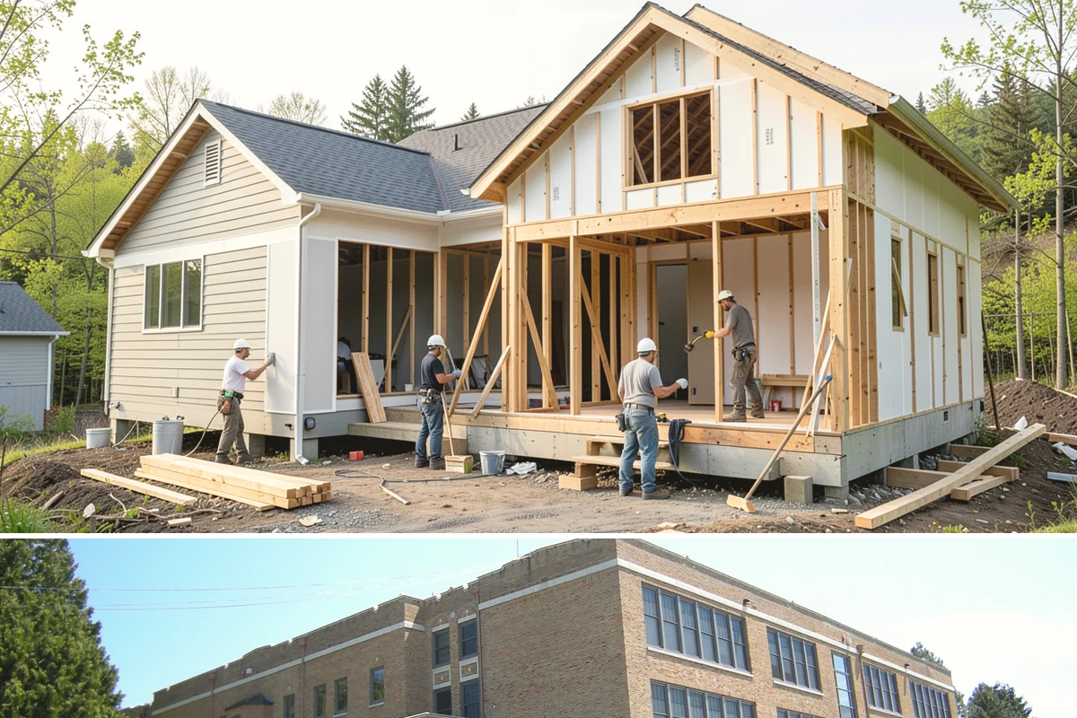 Wall Paneling Installation in Maple Valley, King County, WA - Wall paneling installs on schedule year-round indoors, an excellent way to add warmth during the wet PNW season.