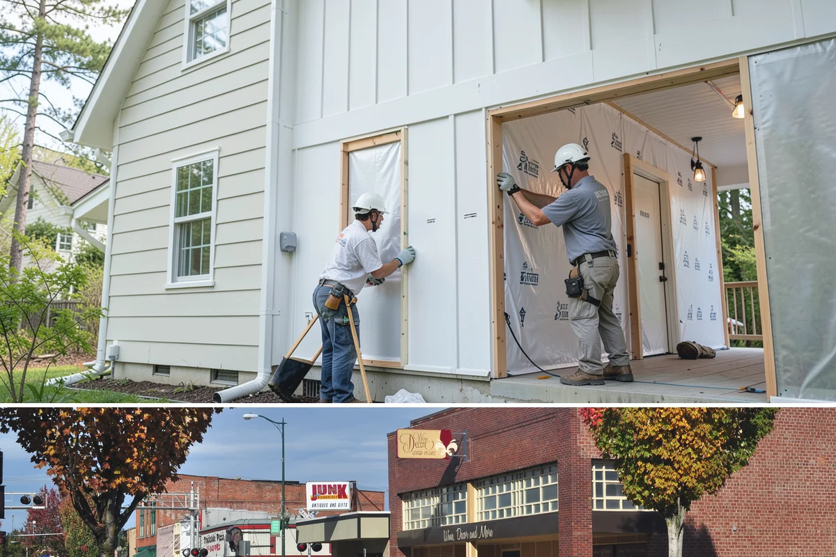 Wall Paneling Installation in Puyallup, Pierce County, WA - Wall paneling installs on schedule year-round indoors, an excellent way to add warmth during the wet PNW season.