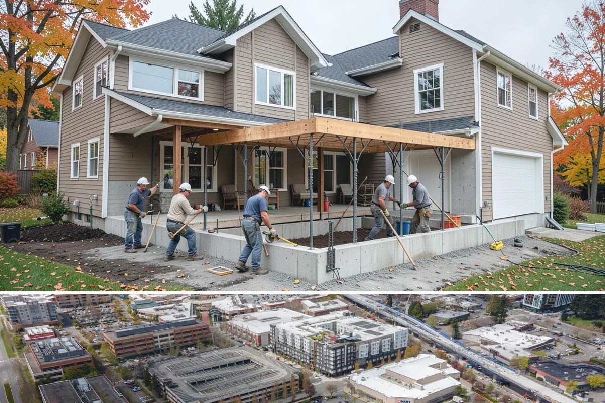 Wall Paneling Installation in Redmond, King County, WA - Wall paneling installs on schedule year-round indoors, an excellent way to add warmth during the wet PNW season.