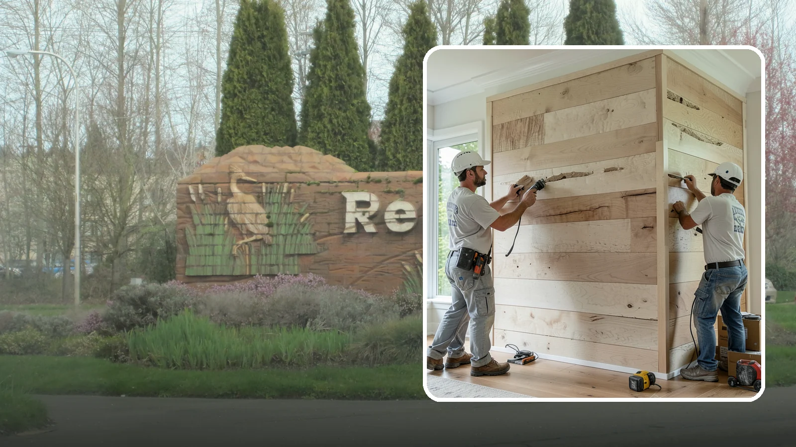Wall Paneling Installation in Renton, King County, WA - Custom wall paneling installation that clads full walls with wood or engineered panels for lasting character.