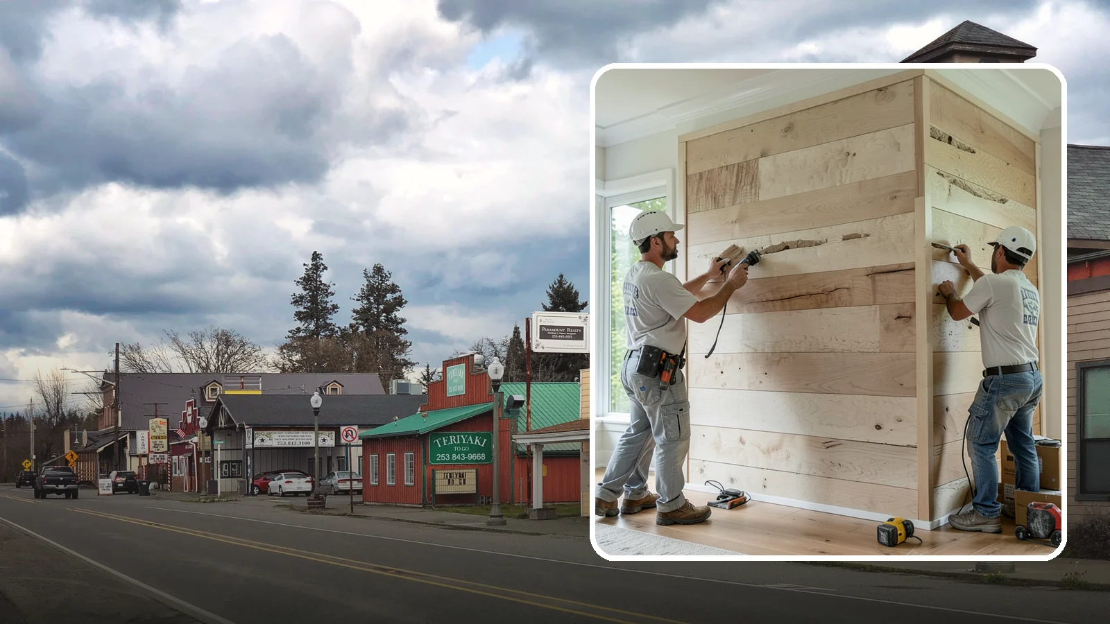 Wall Paneling Installation in Roy, Pierce County, WA - Custom wall paneling installation that clads full walls with wood or engineered panels for lasting character.
