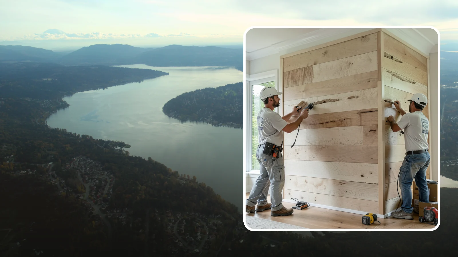 Wall Paneling Installation in Sammamish, King County, WA - Custom wall paneling installation that clads full walls with wood or engineered panels for lasting character.