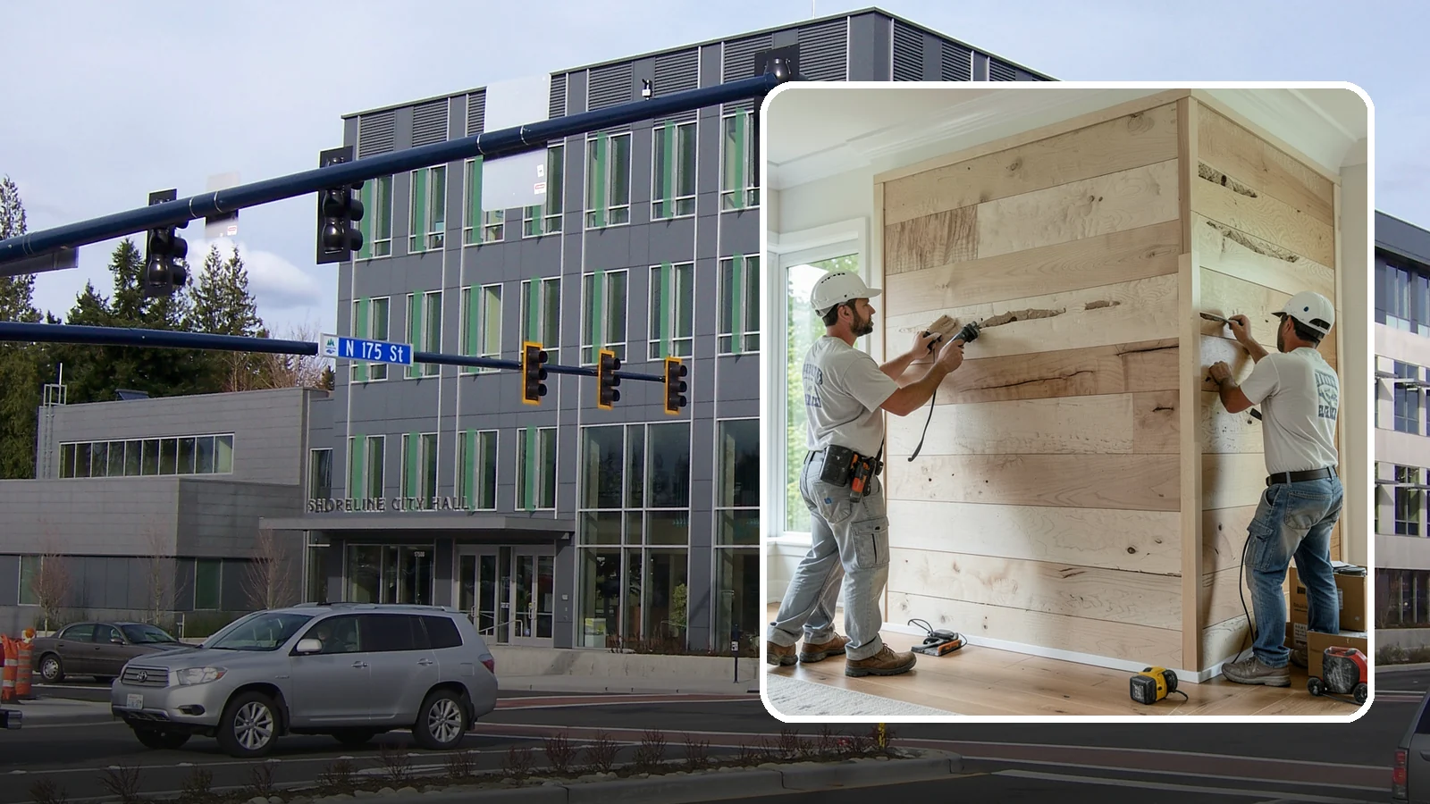 Wall Paneling Installation in Shoreline, King County, WA - Custom wall paneling installation that clads full walls with wood or engineered panels for lasting character.