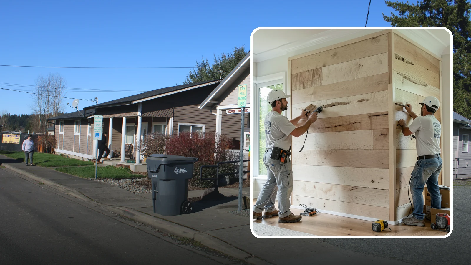 Wall Paneling Installation in South Prairie, Pierce County, WA - Custom wall paneling installation that clads full walls with wood or engineered panels for lasting character.
