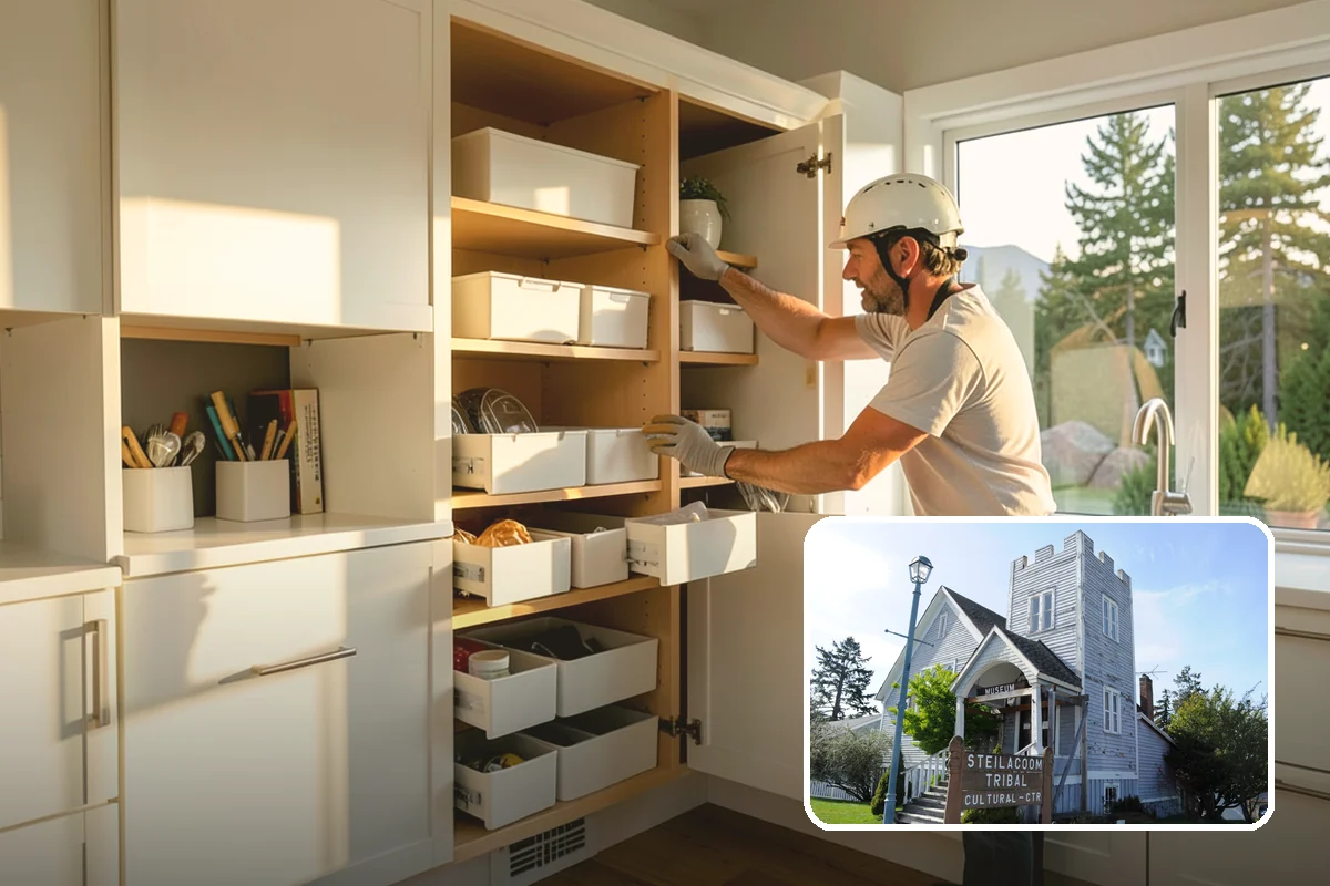 Wall Paneling Installation in Steilacoom, Pierce County, WA - Rich, enveloping full-wall coverage