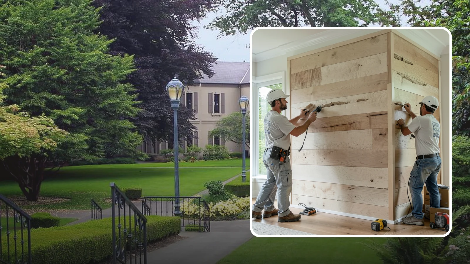 Wall Paneling Installation in Woodinville, King County, WA - Custom wall paneling installation that clads full walls with wood or engineered panels for lasting character.