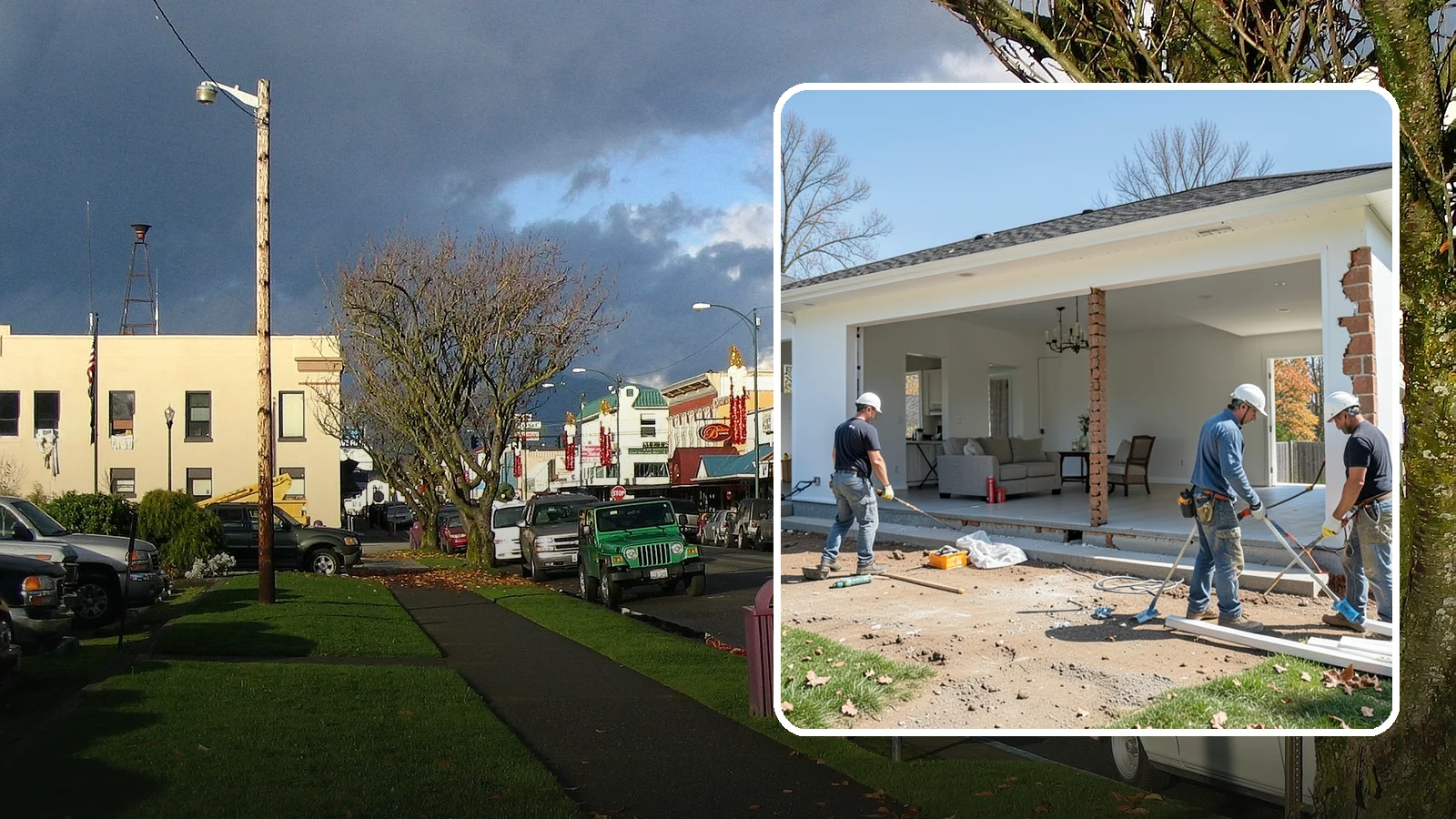 Wall Removal in Arlington, Snohomish County, WA - Removing an interior wall to open sightlines and connect rooms for a more spacious feel.