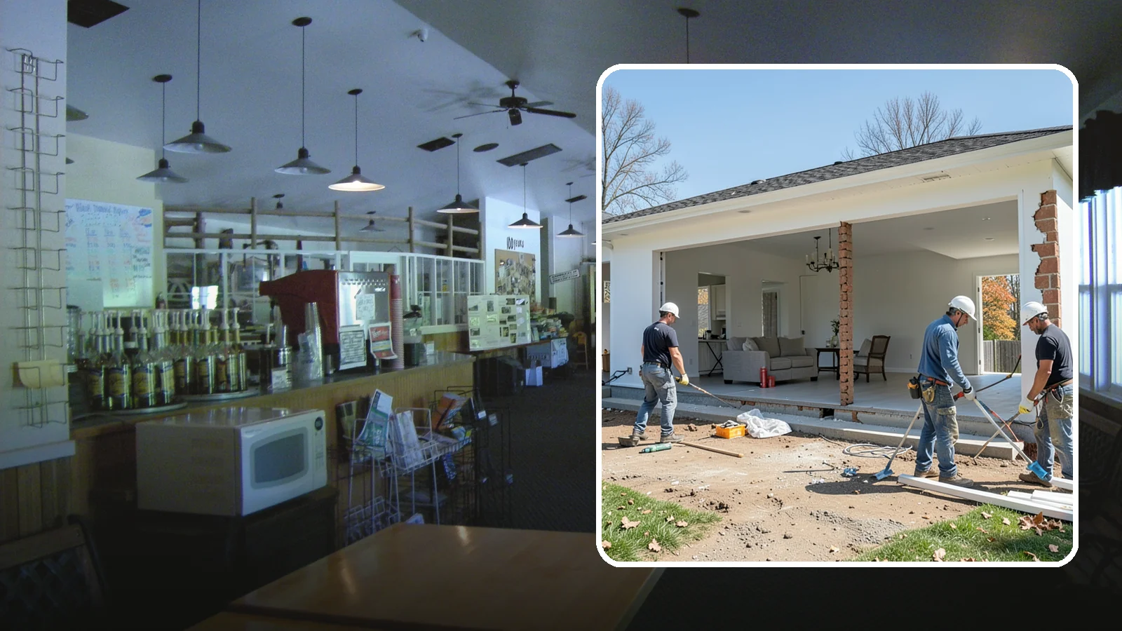 Wall Removal in Black Diamond, King County, WA - Removing an interior wall to open sightlines and connect rooms for a more spacious feel.
