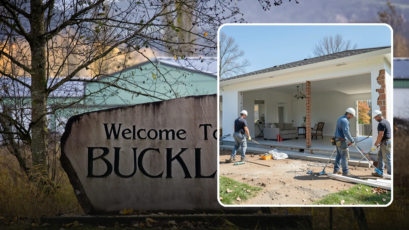 Wall Removal in Buckley, Pierce County, WA - Removing an interior wall to open sightlines and connect rooms for a more spacious feel.