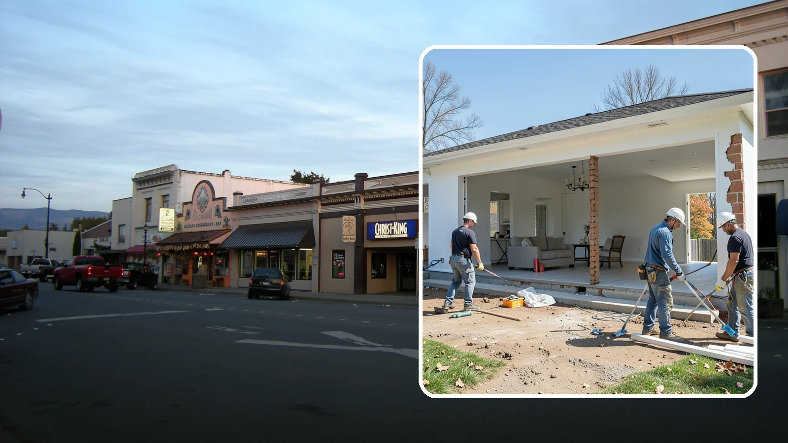 Wall Removal in Burlington, Skagit County, WA - Removing an interior wall to open sightlines and connect rooms for a more spacious feel.