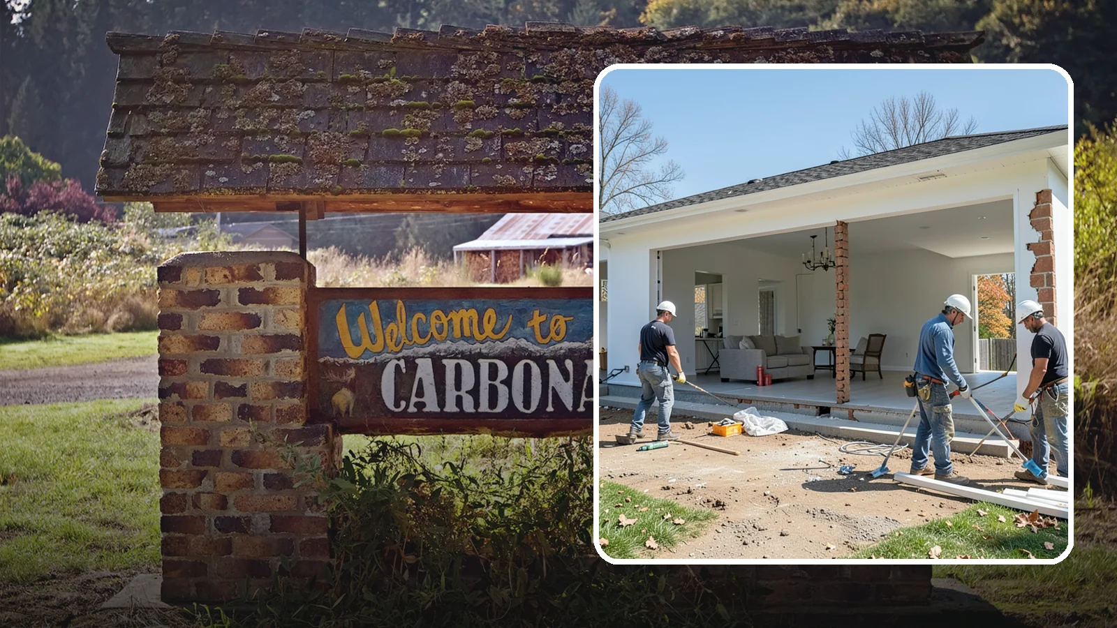 Wall Removal in Carbonado, Pierce County, WA - Removing an interior wall to open sightlines and connect rooms for a more spacious feel.