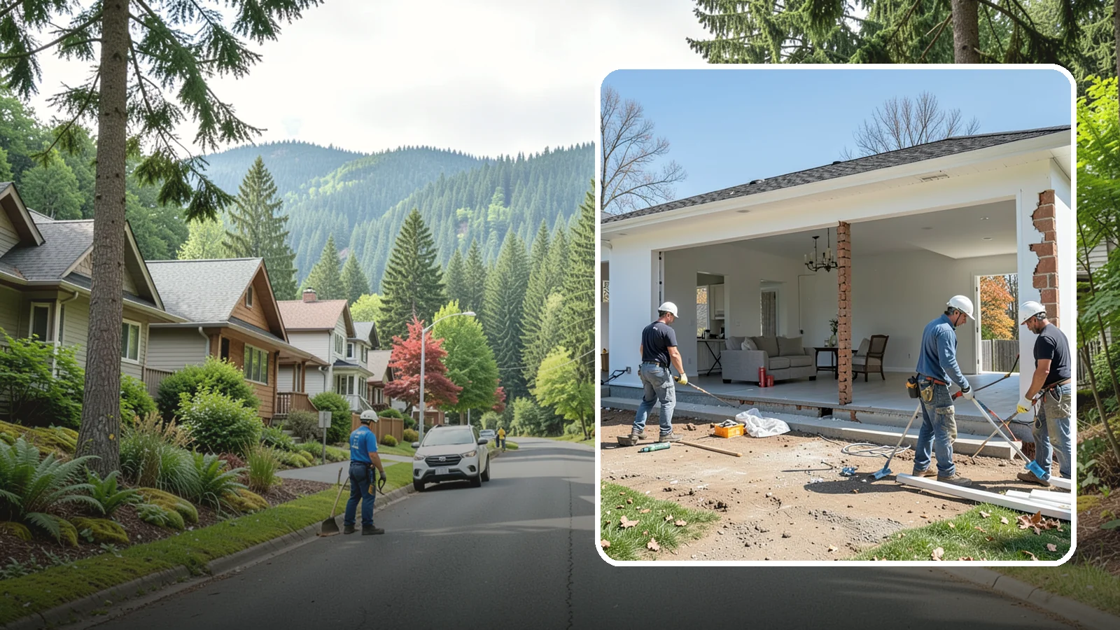 Wall Removal in Darrington, Snohomish County, WA - Removing an interior wall to open sightlines and connect rooms for a more spacious feel.