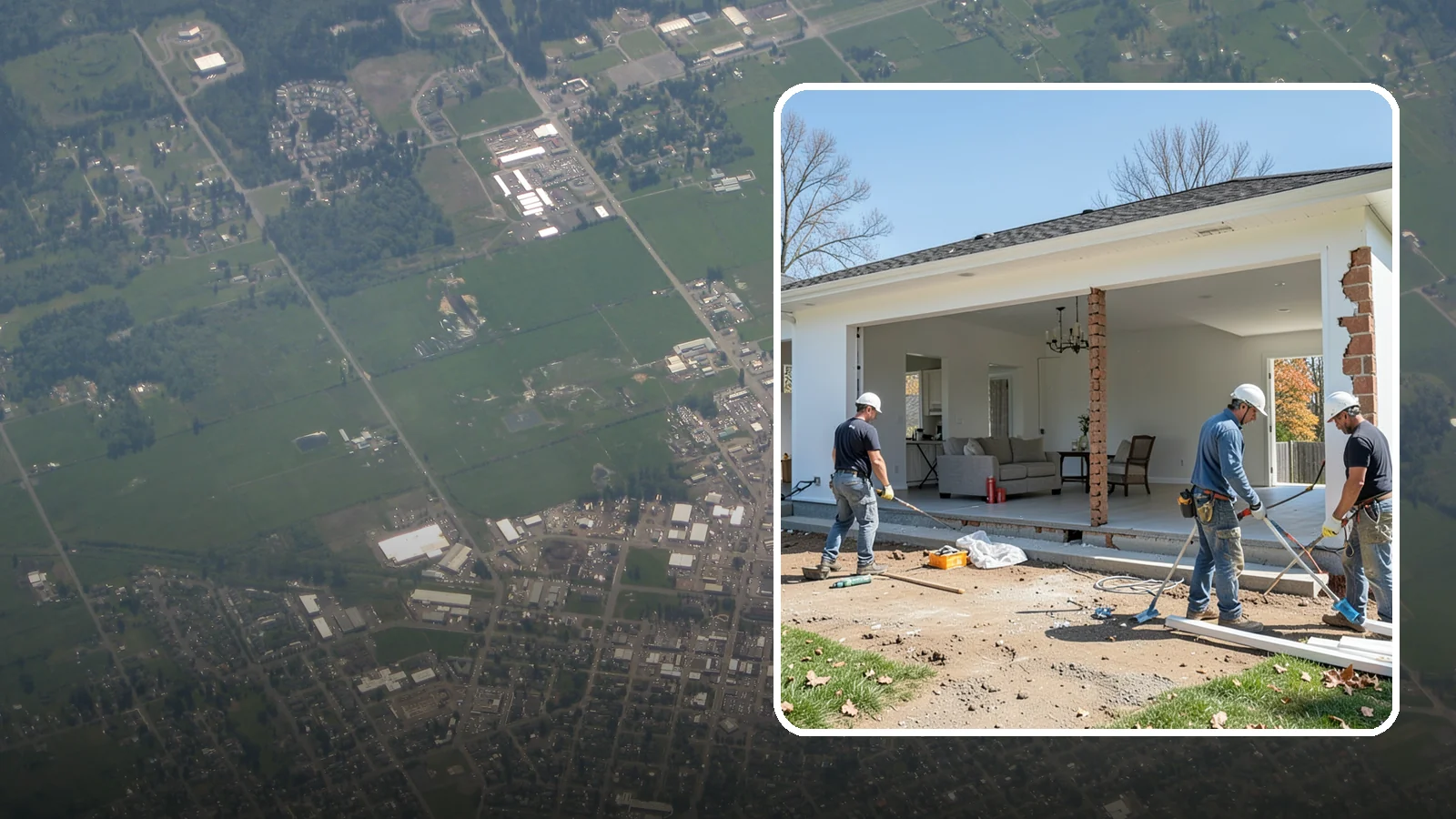 Wall Removal in Enumclaw, King County, WA - Removing an interior wall to open sightlines and connect rooms for a more spacious feel.