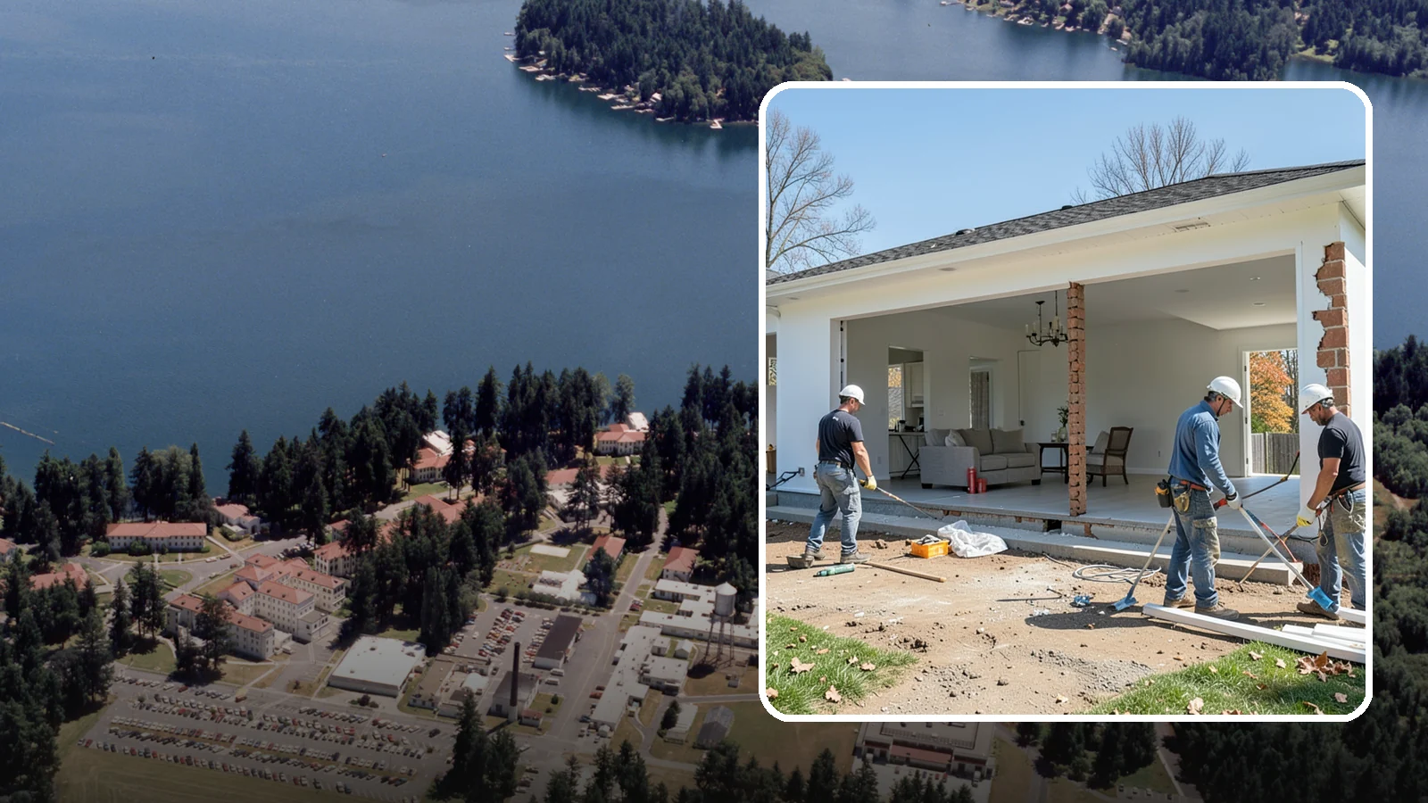 Wall Removal in Lakewood, Pierce County, WA - Removing an interior wall to open sightlines and connect rooms for a more spacious feel.