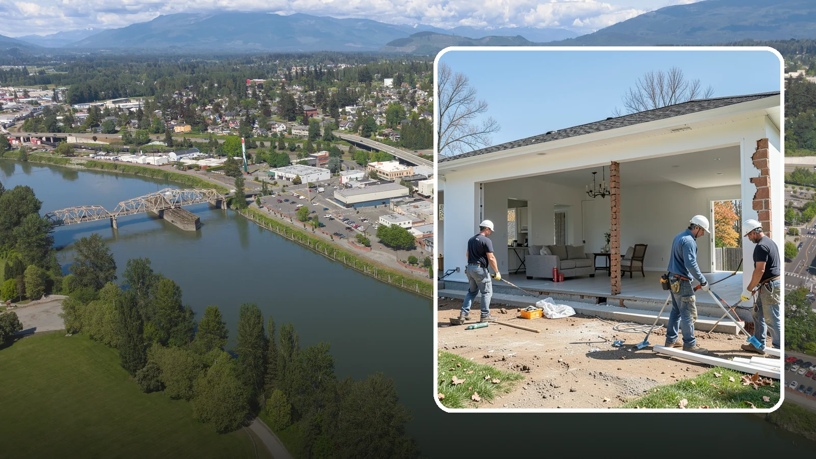 Wall Removal in Mount Vernon, Skagit County, WA - Removing an interior wall to open sightlines and connect rooms for a more spacious feel.