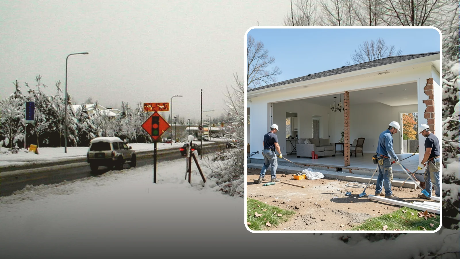 Wall Removal in Newcastle, King County, WA - Removing an interior wall to open sightlines and connect rooms for a more spacious feel.