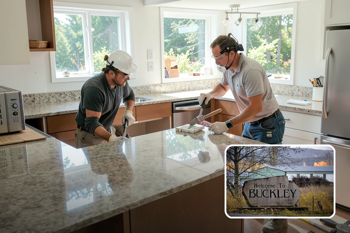Wall Tile Installation in Buckley, Pierce County, WA - Adds durable, wipeable protection to high-use walls
