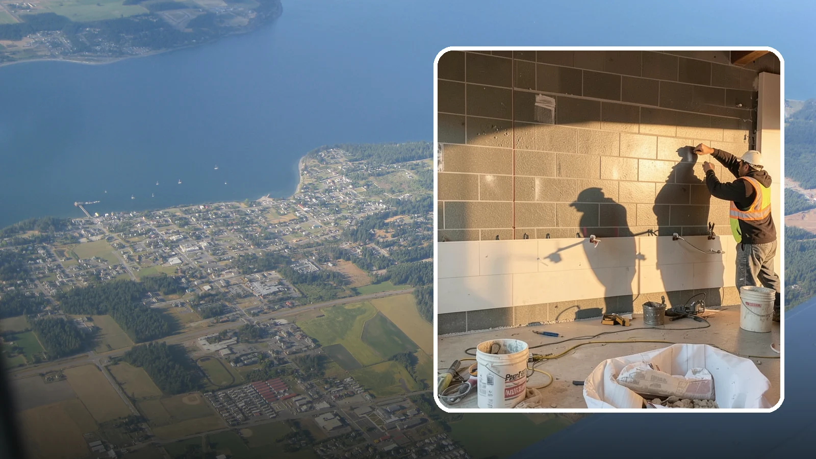 Wall Tile Installation in Coupeville, Island County, WA - Feature and full-height wall tiling that adds texture, protection, and lasting style.