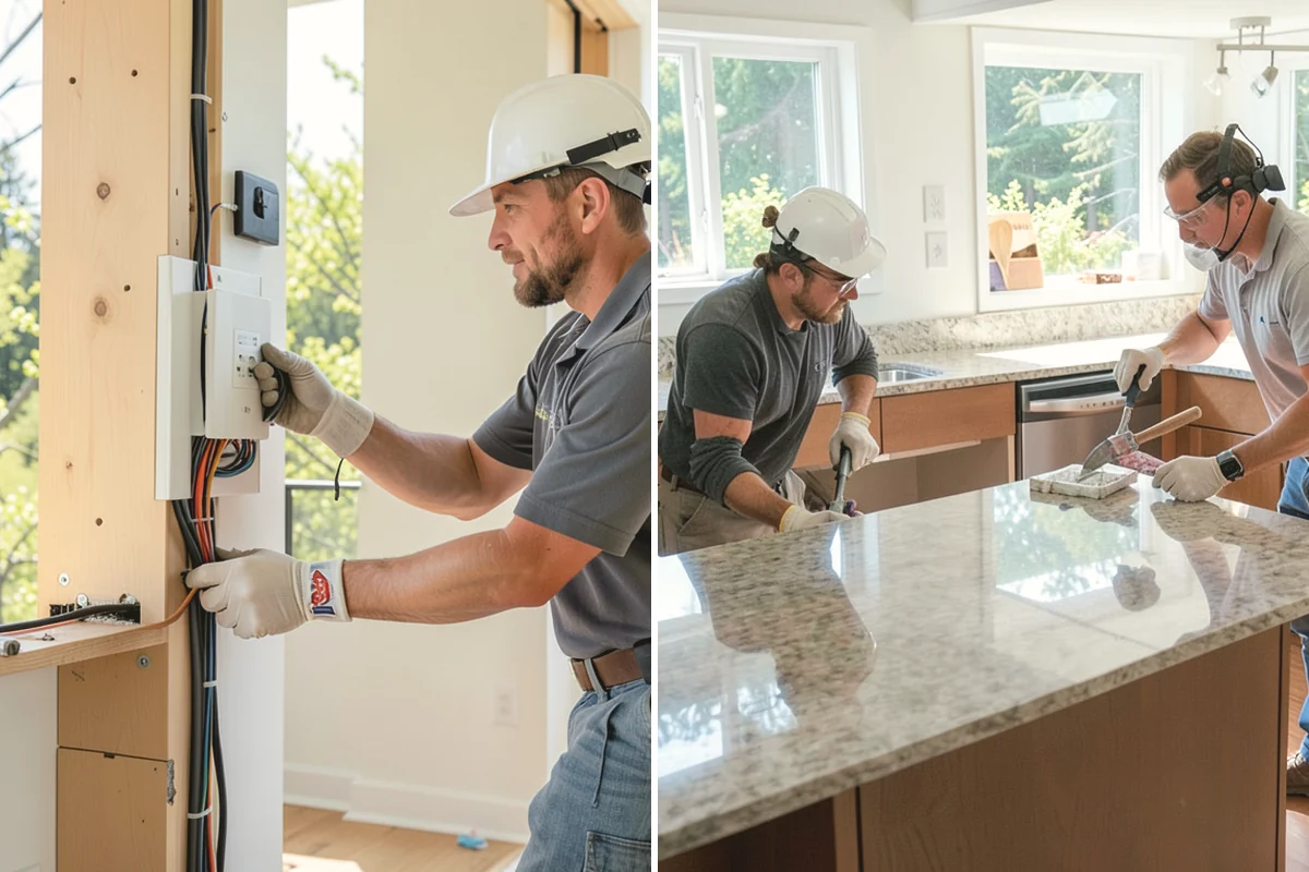 Wall Tile Installation in Duvall, King County, WA - Verify wall flatness and install the right backer for the location