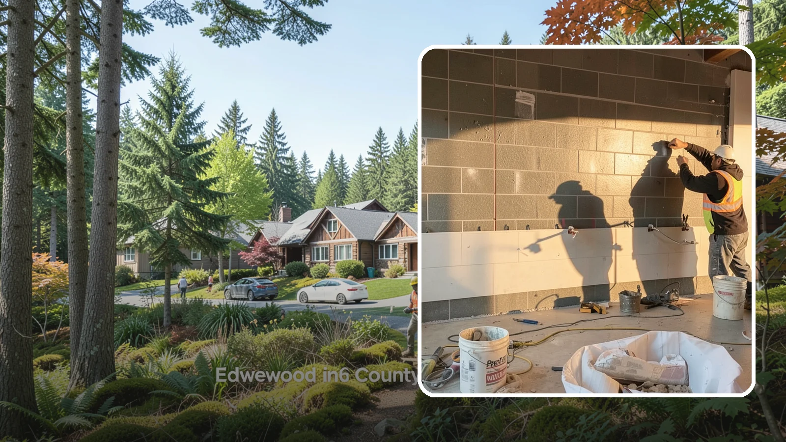 Wall Tile Installation in Edgewood, Pierce County, WA - Feature and full-height wall tiling that adds texture, protection, and lasting style.
