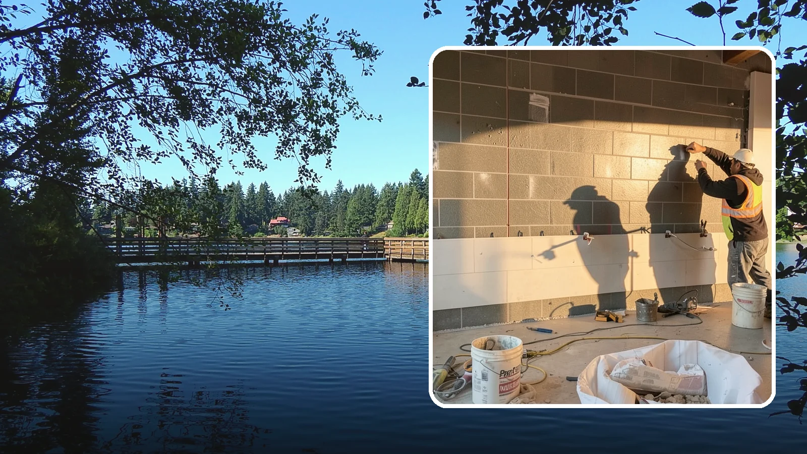 Wall Tile Installation in Federal Way, King County, WA - Feature and full-height wall tiling that adds texture, protection, and lasting style.