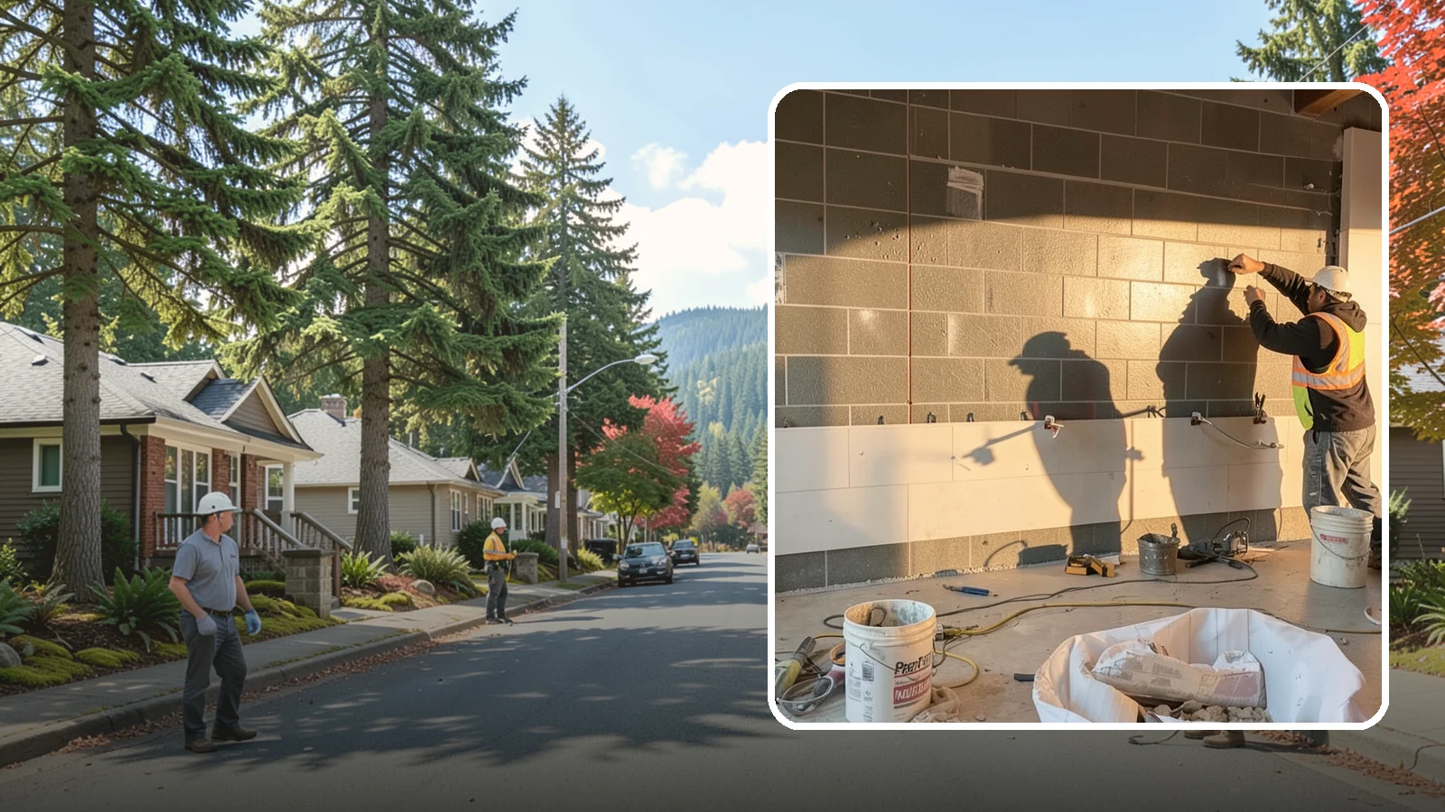 Wall Tile Installation in Hunts Point, King County, WA - Feature and full-height wall tiling that adds texture, protection, and lasting style.