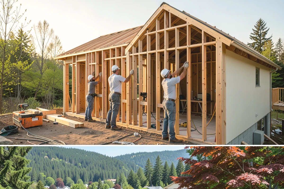 Wall Tile Installation in Index, Snohomish County, WA - Interior wall tiling is unaffected by the weather and works well as a wintertime accent upgrade.