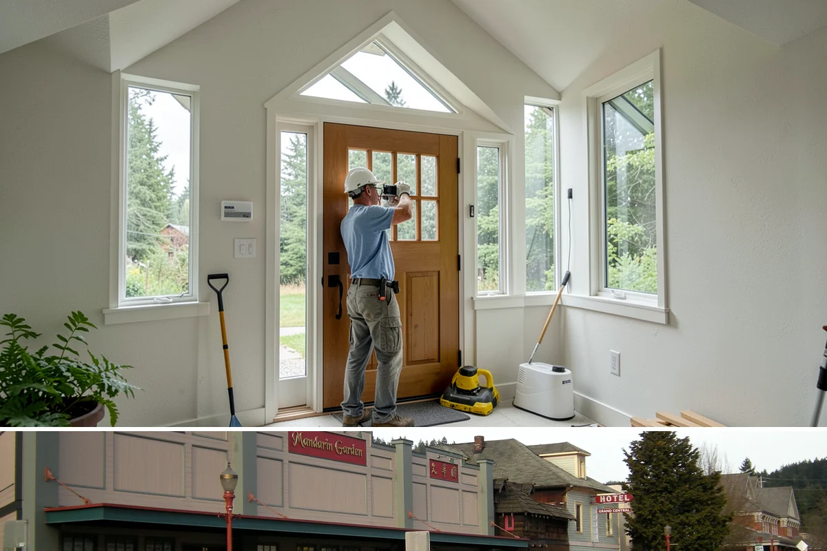 Wall Tile Installation in Issaquah, King County, WA - Interior wall tiling is unaffected by the weather and works well as a wintertime accent upgrade.