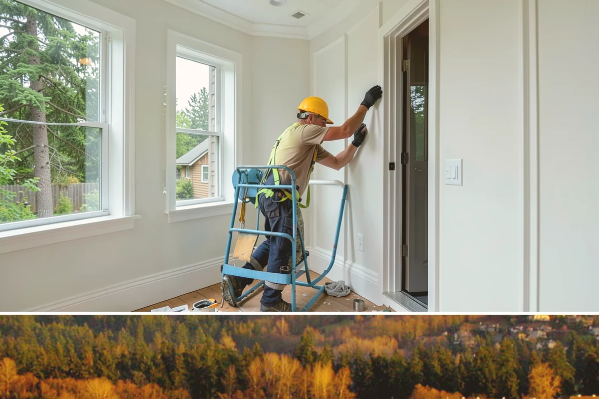 Wall Tile Installation in Kenmore, King County, WA - Interior wall tiling is unaffected by the weather and works well as a wintertime accent upgrade.