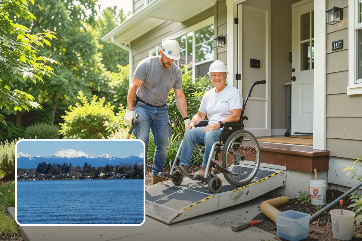 Wall Tile Installation in Lake Stevens, Snohomish County, WA - Adds durable, wipeable protection to high-use walls