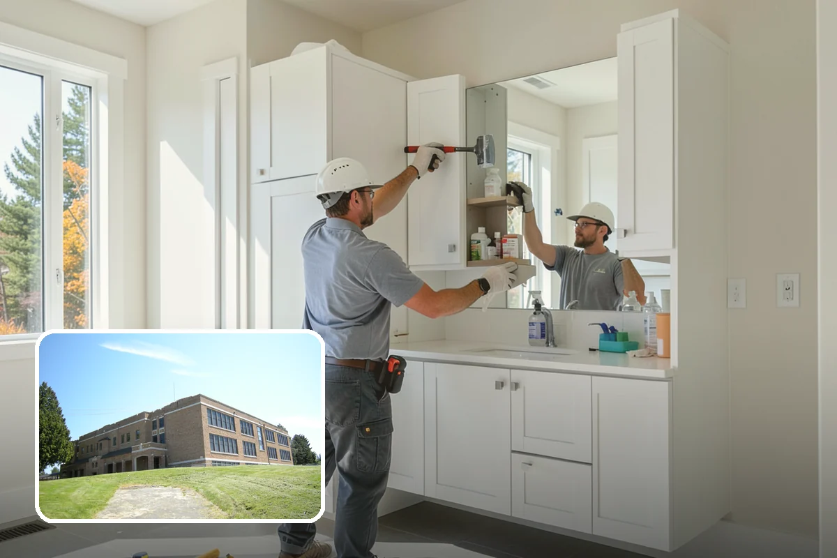 Wall Tile Installation in Maple Valley, King County, WA - Adds durable, wipeable protection to high-use walls