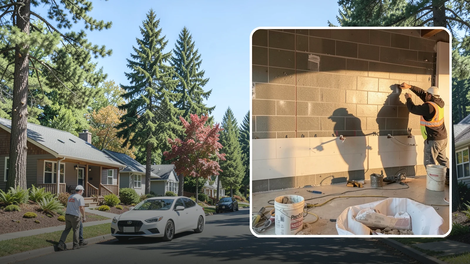 Wall Tile Installation in Orting, Pierce County, WA - Feature and full-height wall tiling that adds texture, protection, and lasting style.