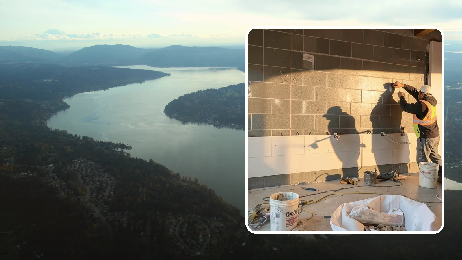 Wall Tile Installation in Sammamish, King County, WA - Feature and full-height wall tiling that adds texture, protection, and lasting style.