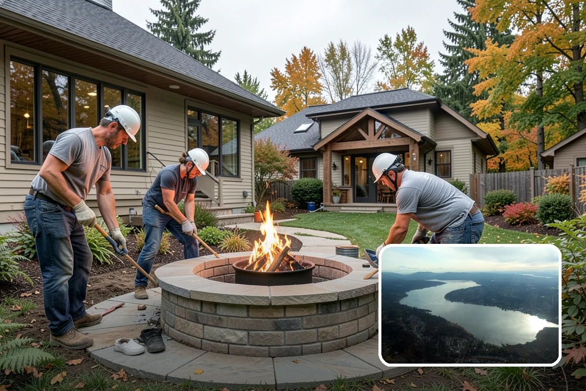 Wall Tile Installation in Sammamish, King County, WA - Adds durable, wipeable protection to high-use walls