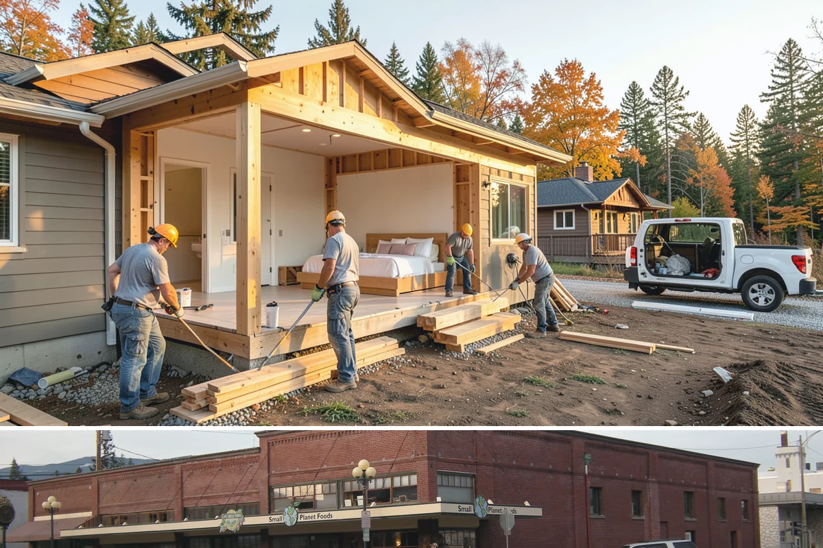 Wall Tile Installation in Sedro-Woolley, Skagit County, WA - Interior wall tiling is unaffected by the weather and works well as a wintertime accent upgrade.