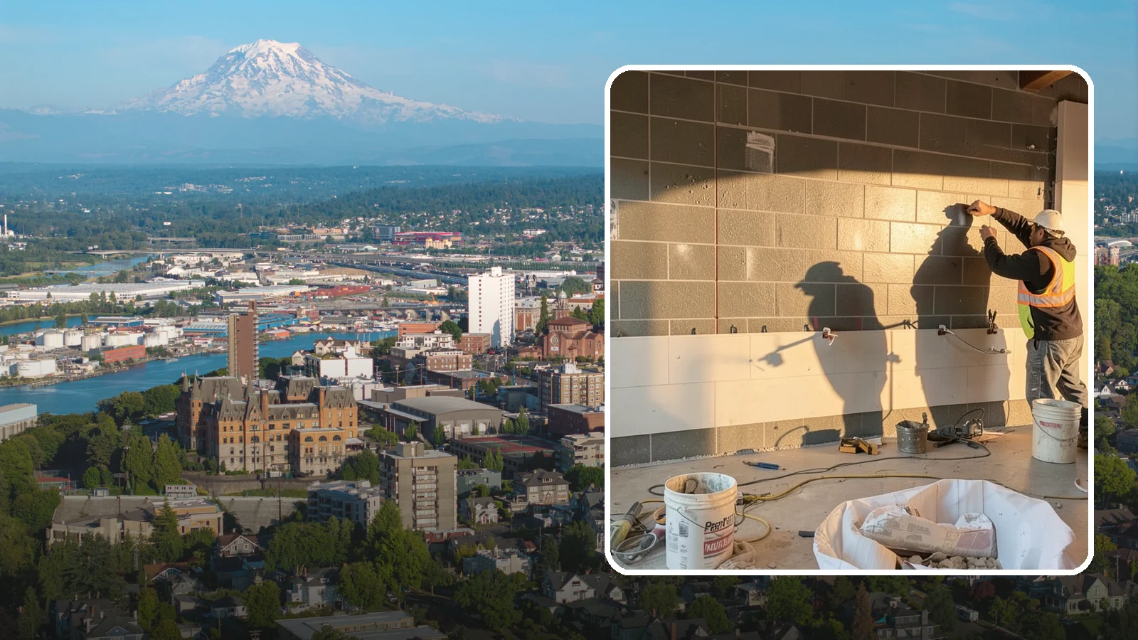 Wall Tile Installation in Tacoma, Pierce County, WA - Feature and full-height wall tiling that adds texture, protection, and lasting style.