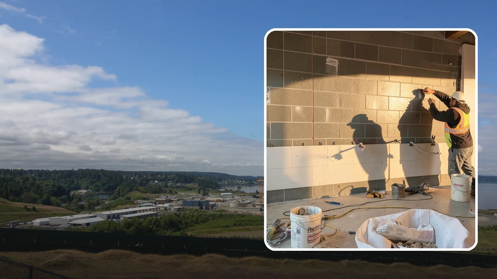 Wall Tile Installation in University Place, Pierce County, WA - Feature and full-height wall tiling that adds texture, protection, and lasting style.