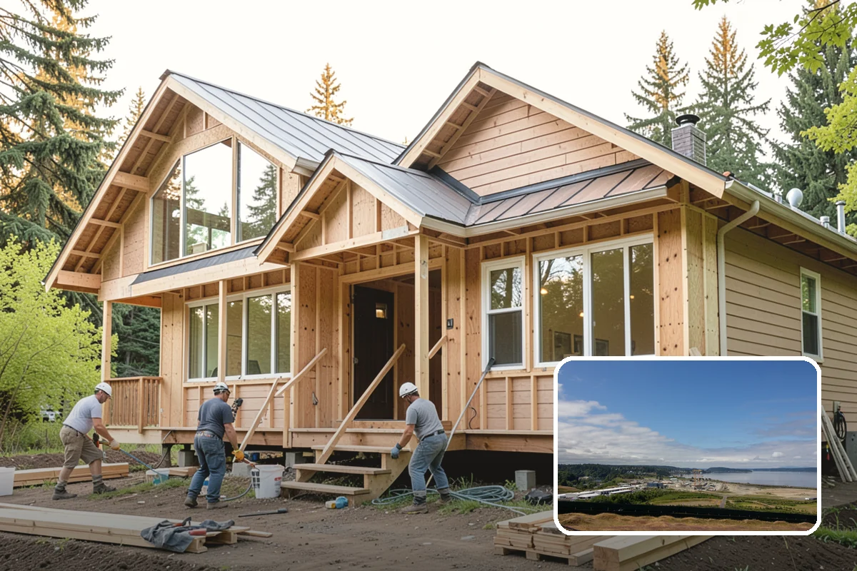 Wall Tile Installation in University Place, Pierce County, WA - Adds durable, wipeable protection to high-use walls